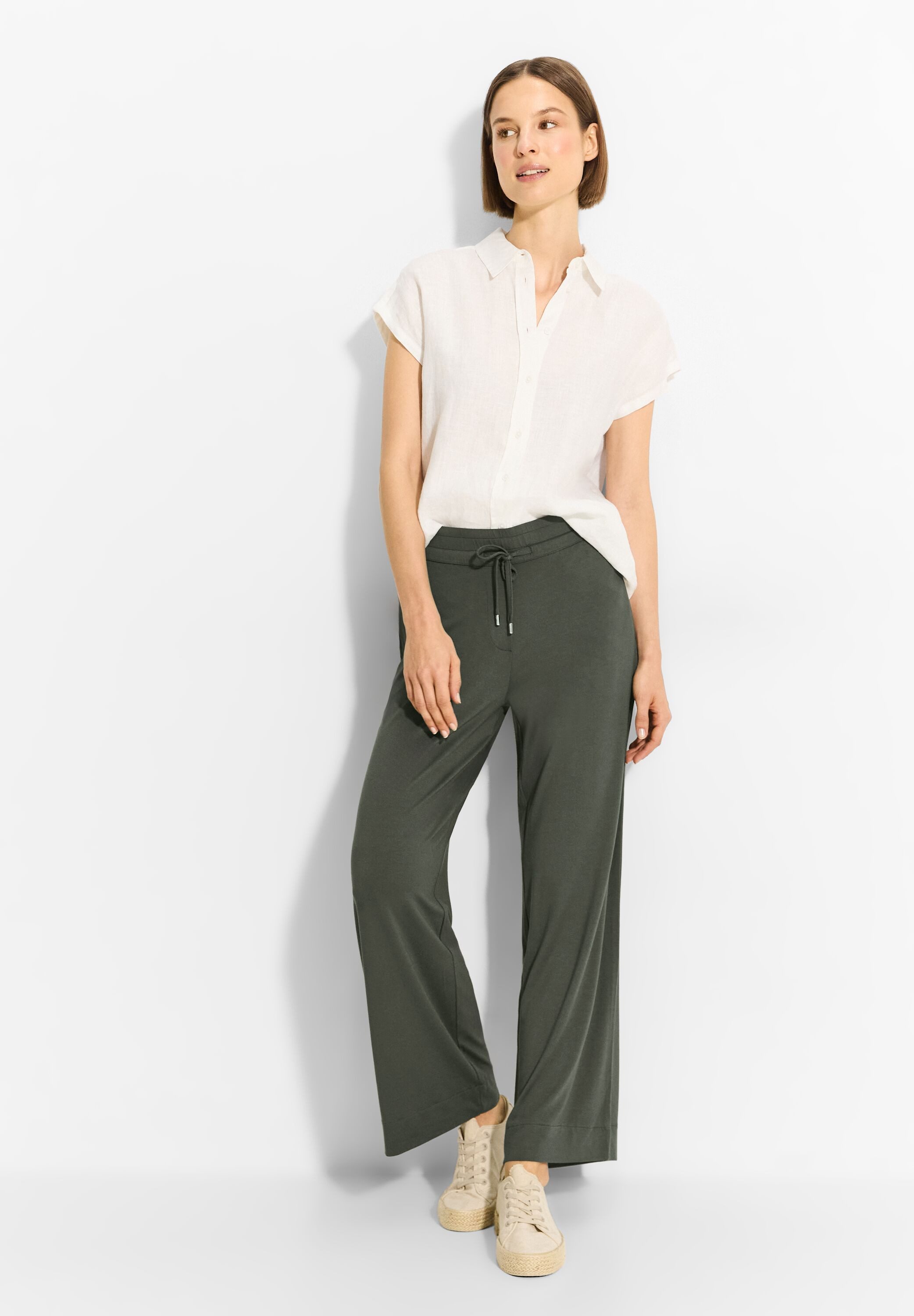 CECIL Stoffhose High Waist