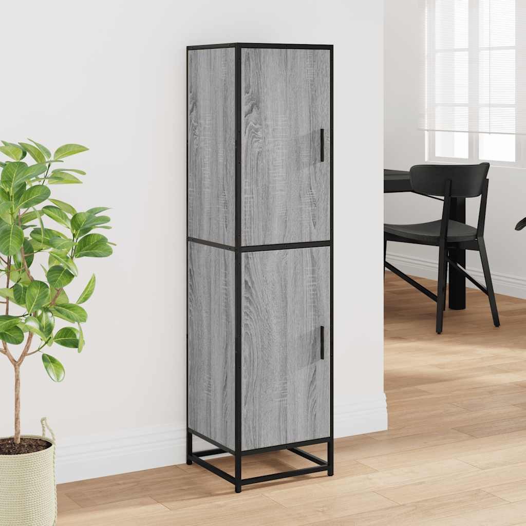 vidaXL Highboard Highboard Grau Sonoma 35,5x35x139 günstig online kaufen