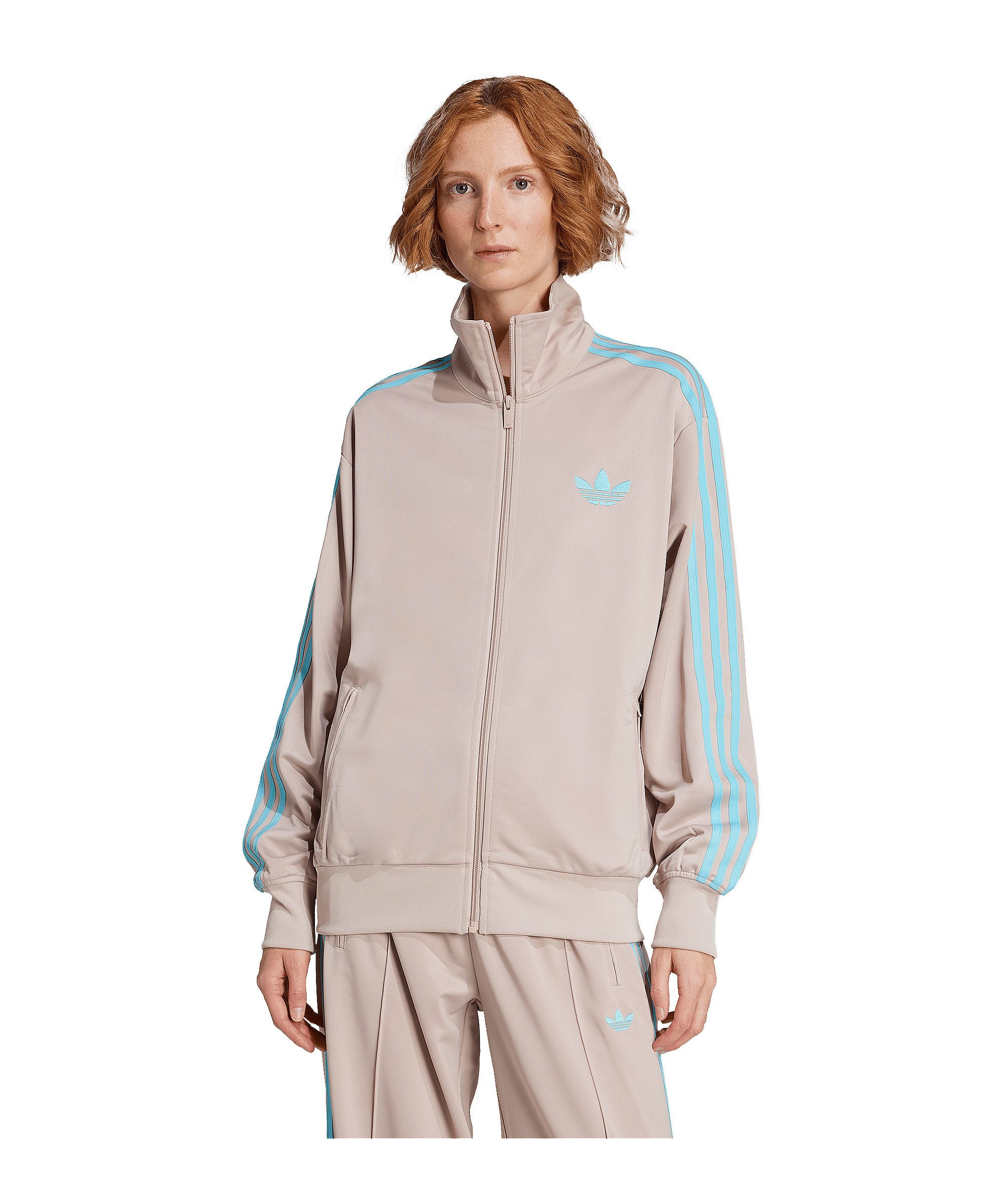 adidas Originals Allwetterjacke adidas Originals Firebird Track Jacke Damen Beige Atmungsaktivität