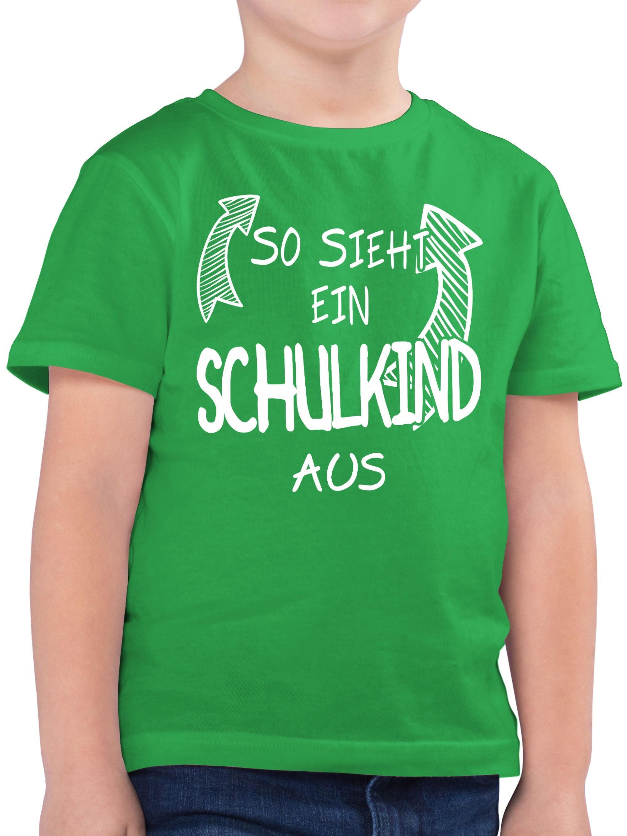 Shirtracer TShirt »So sieht ein Schulkind aus Einschulung und