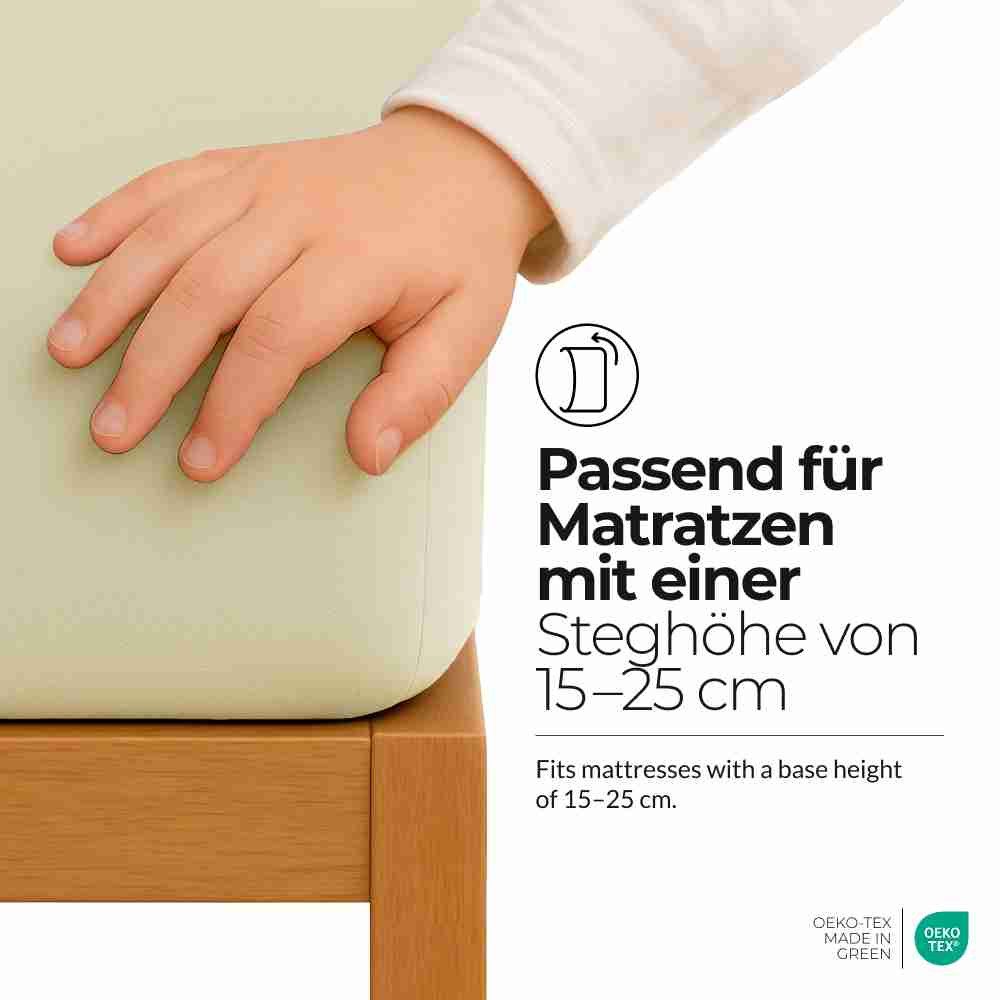 etérea Himmlische Qualität Spannbettlaken etérea Comfort Jersey Spannbettlaken, Jersey, Gummizug: rundum, (1 Stück)