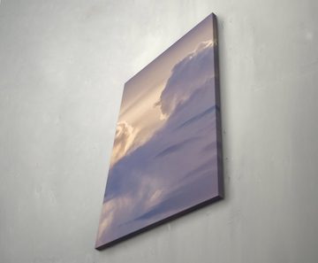 Sinus Art Leinwandbild Wunderschöner Himmel mit Wolken - Leinwandbild