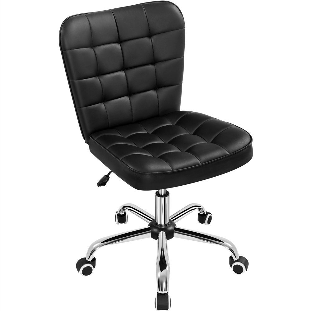 Arbeitshocker schwarz Bürostuhl Drehstuhl, höhenverstellbar Yaheetech Chefsessel Schreibtischstuhl