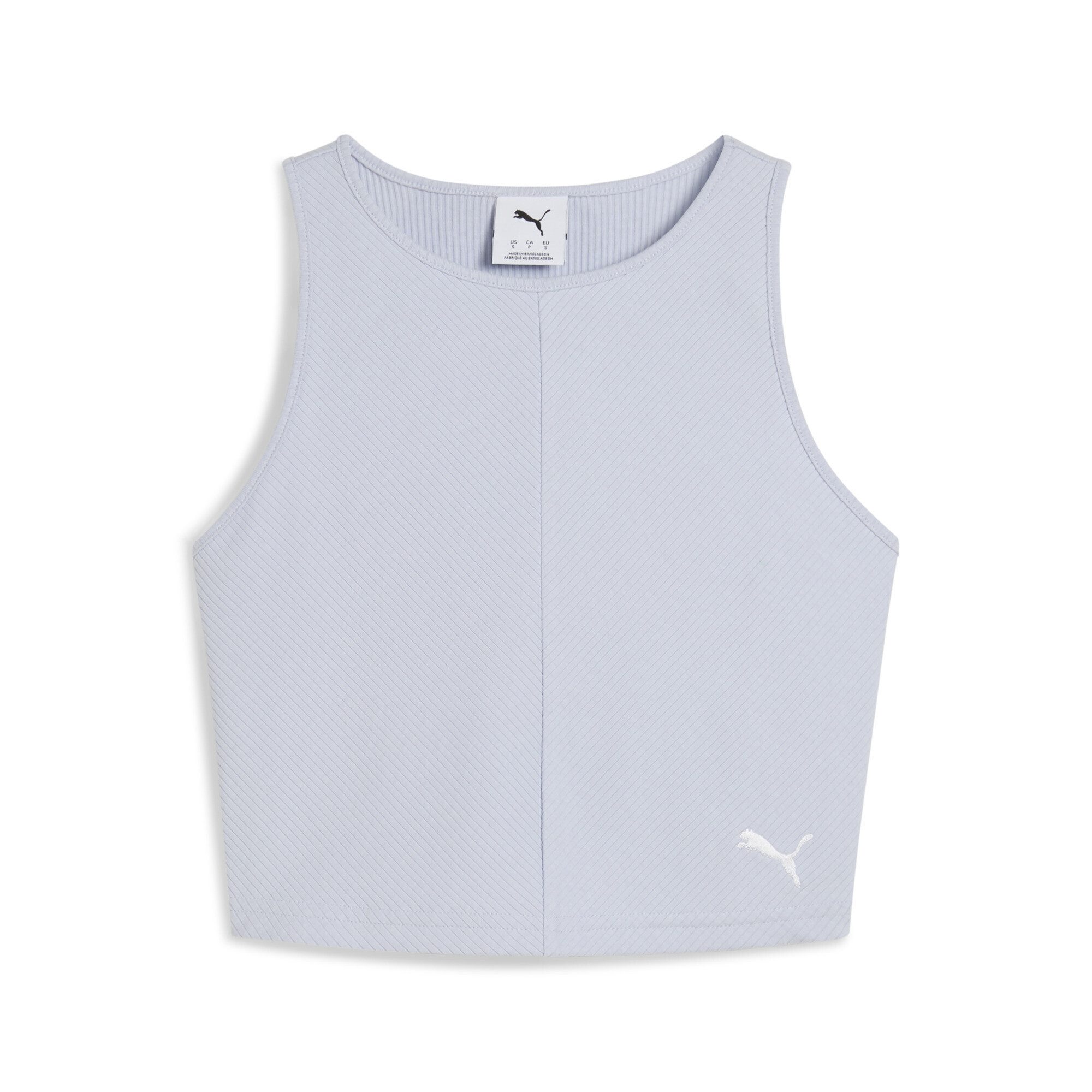 PUMA T-Shirt WARDROBE ESS Geripptes Crop-Top günstig online kaufen