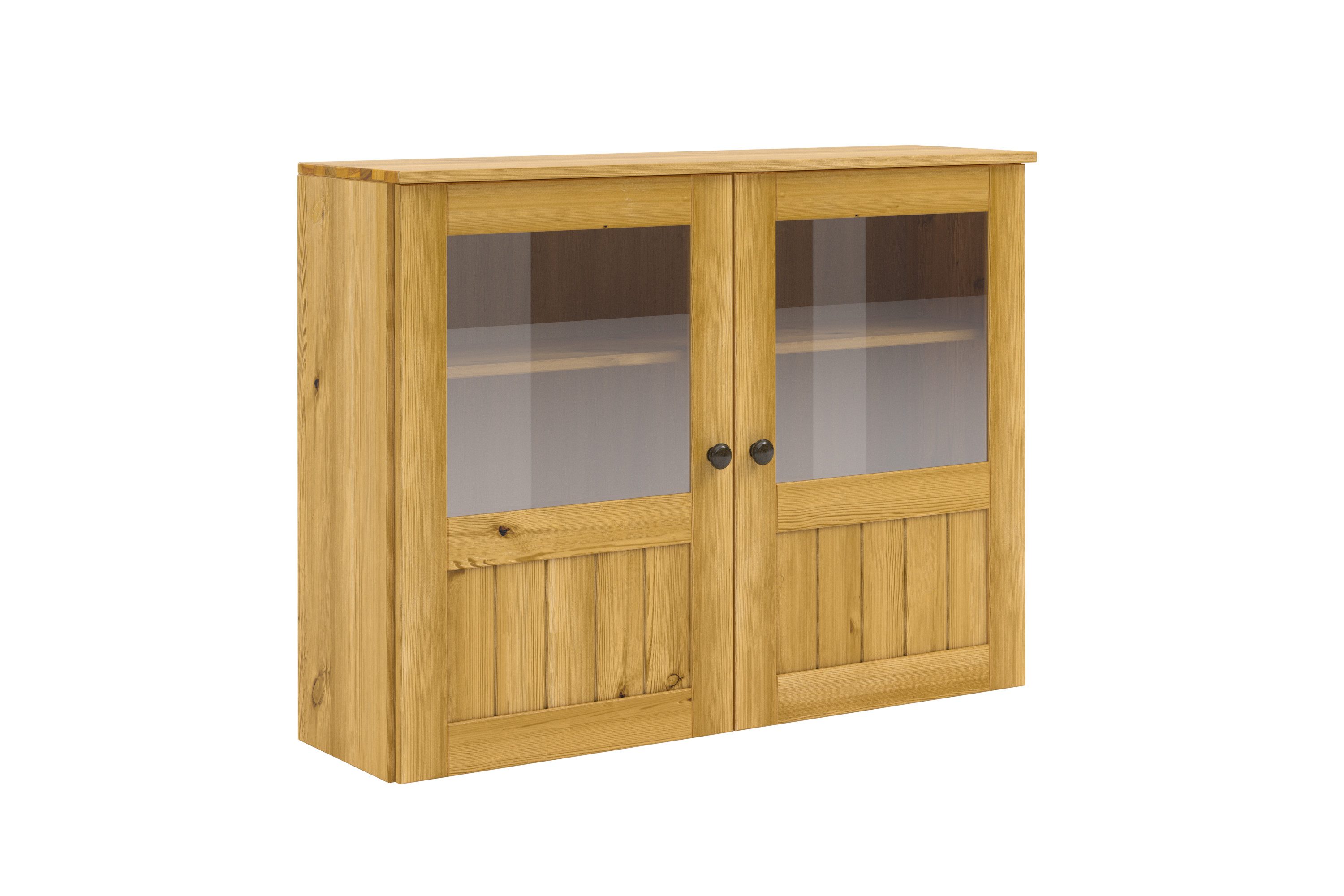 Home affaire Hängeschrank Alby2 Mit Metallgriffen und Glastüren, Breite 100 cm