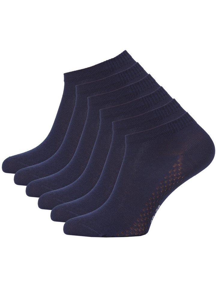 Cotton Prime® Sneakersocken Kurze Socken für Damen & Herren (6-Paar) weich und atmungsaktiv durch Viskose