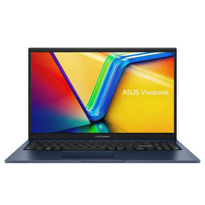 Asus Vivobook X-Serie Notebook (39,60 cm/15.6 Zoll, Intel Core i7 1255U, Iris Xe Graphics G7, 500 GB SSD, fertig installiert & aktiviert)