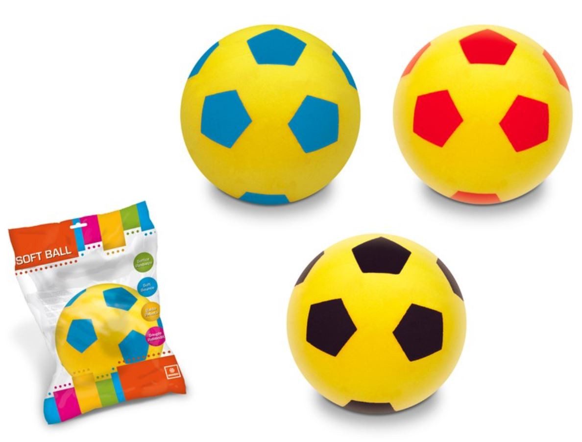 MONDO Softball Soft Ball ca. 20 cm – Schaumstoffball – Farbe zufällig (1-St)