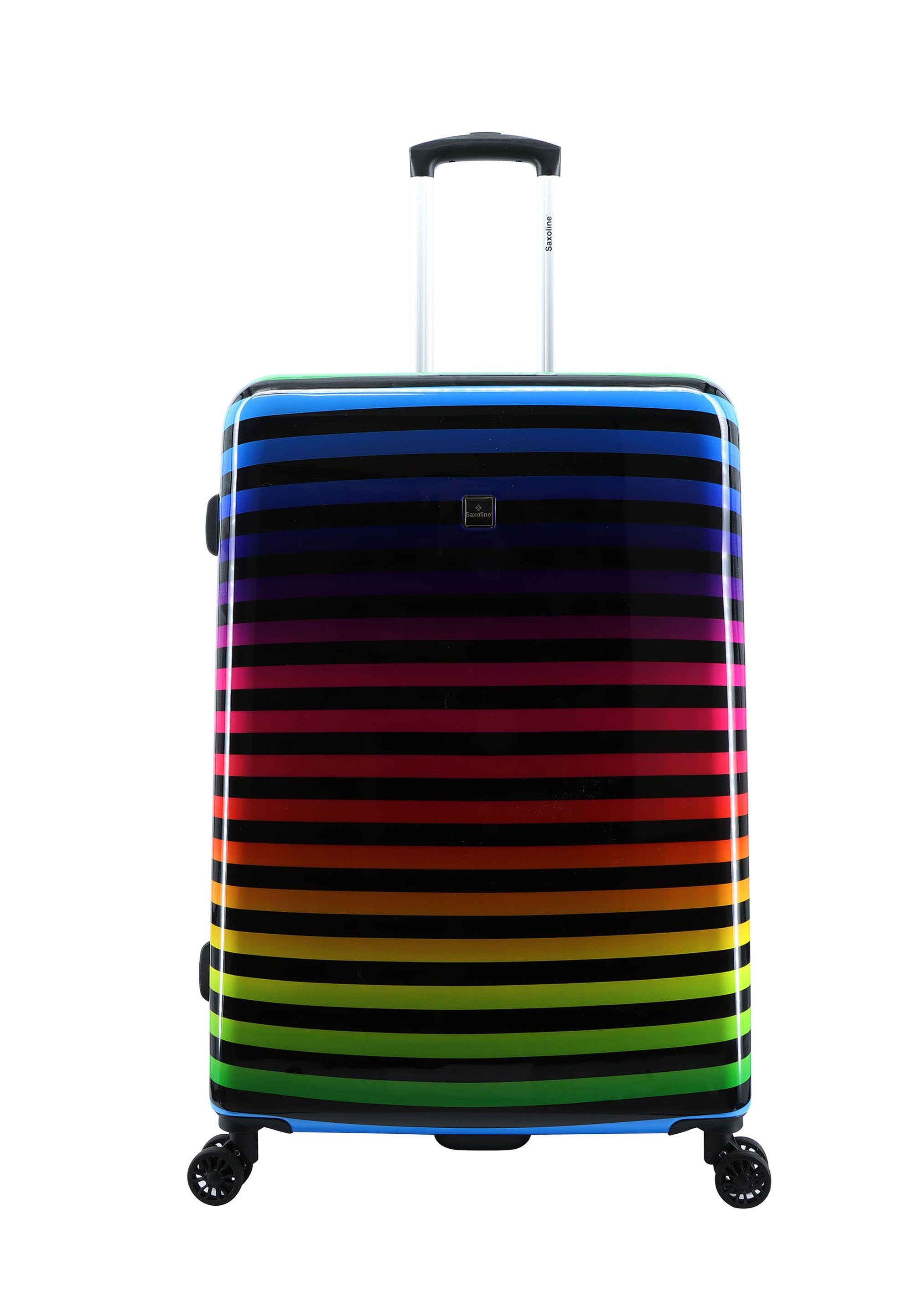 Saxoline® Koffer Color Strip, Hergestellt aus Polycarbonat-Material