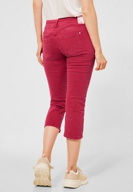 STREET ONE Bequeme Jeans Street One Farbige Casual Fit Jeans in Cherry Red (1-tlg) Taschen
