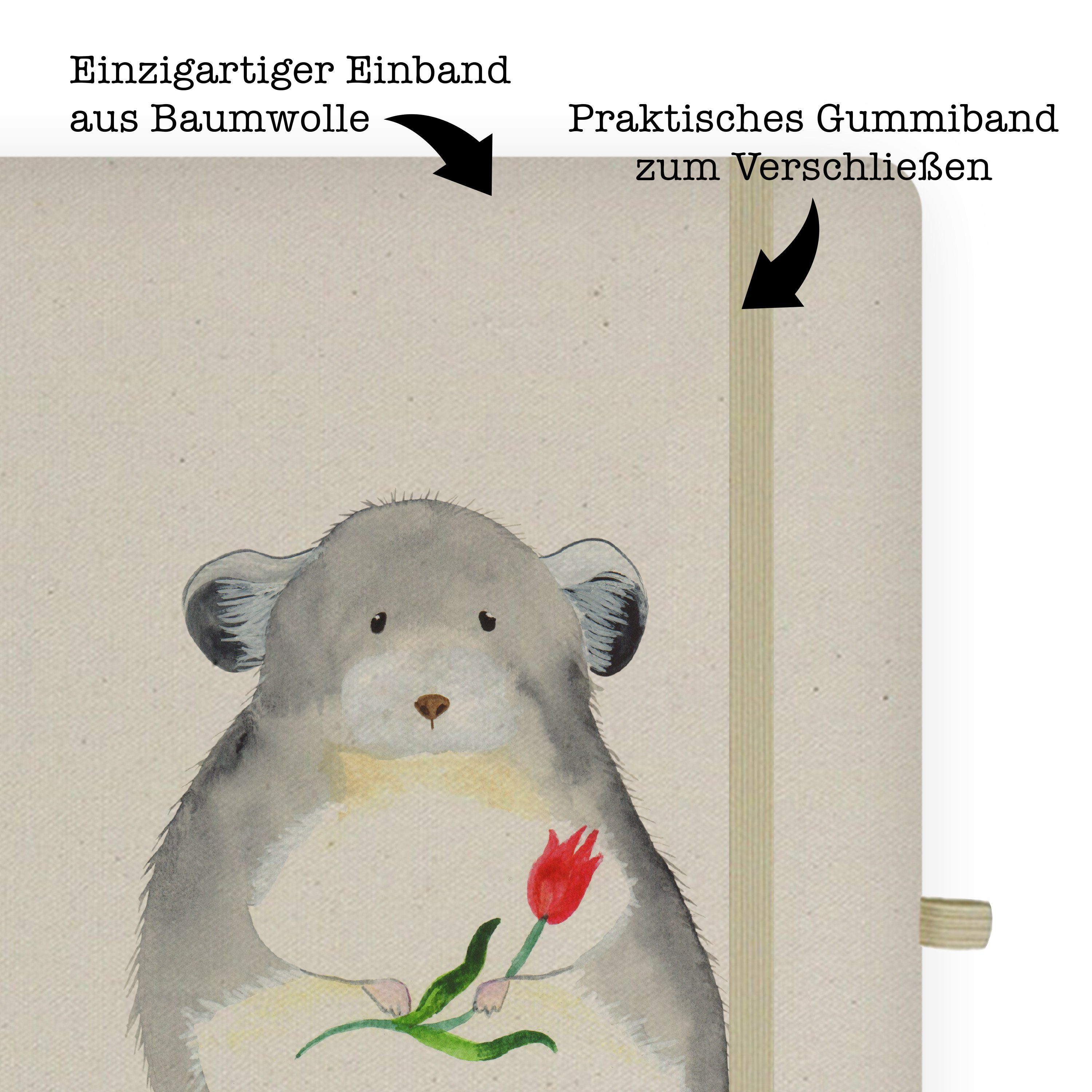 Transparent Chinchilla - Notizbuch Panda - Schreib & Mr. Geschenk, Blume mit & Mrs. Glücklichsein, Mr. Panda Mrs.