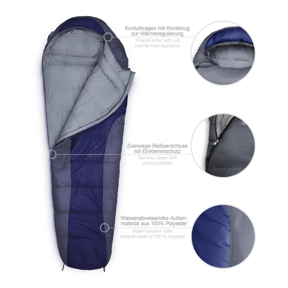 Lumaland Mumienschlafsack Where Tomorrow Camping Schlafsack mit Tasche, was günstig online kaufen
