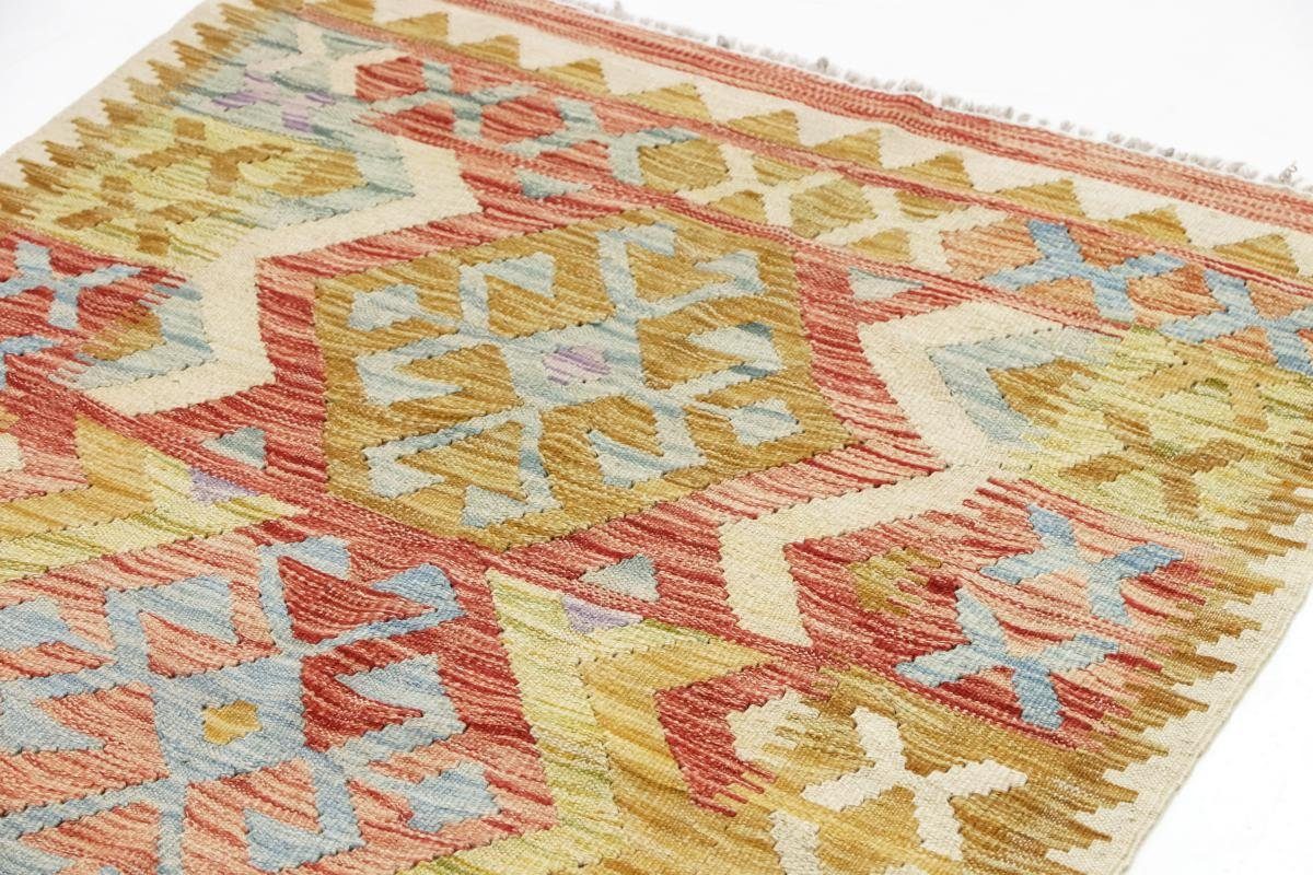 Orientteppich Kelim Afghan 100x147 Handgewebter mm Nain Orientteppich, rechteckig, 3 Trading, Höhe