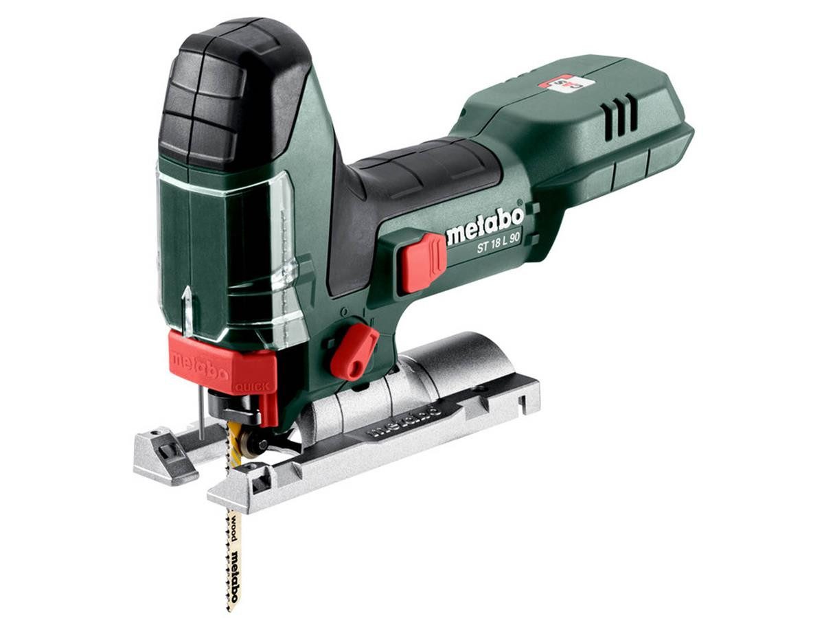metabo Akku-Stichsäge ST 18 L 90, Set, 7-St., ohne Akku/Ladegerät, 18 V, ohne Akku und Ladegerät, integriertes LED-Arbeitslicht