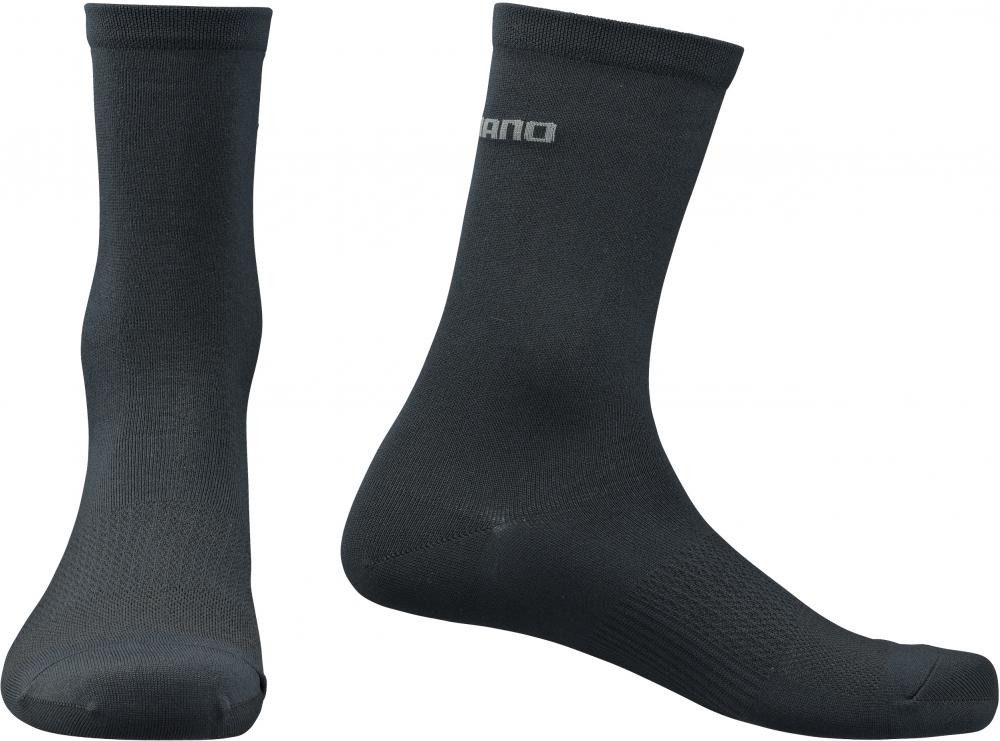 Shimano Sportsocken SHIMANO PERFORMANCE SOCKS BLACK Größe L/XL BLACK - atmungsaktive Radso