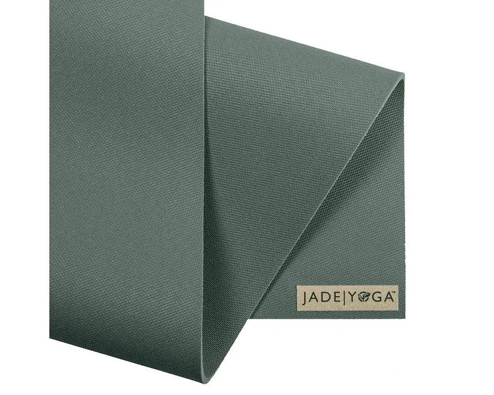 Jadeyoga Yogamatte Jade Harmony 3/16'' 68'' (5mm, 173cm) jadegrün, ist stabil für Standhaltungen und Gleichgewichtsübungen