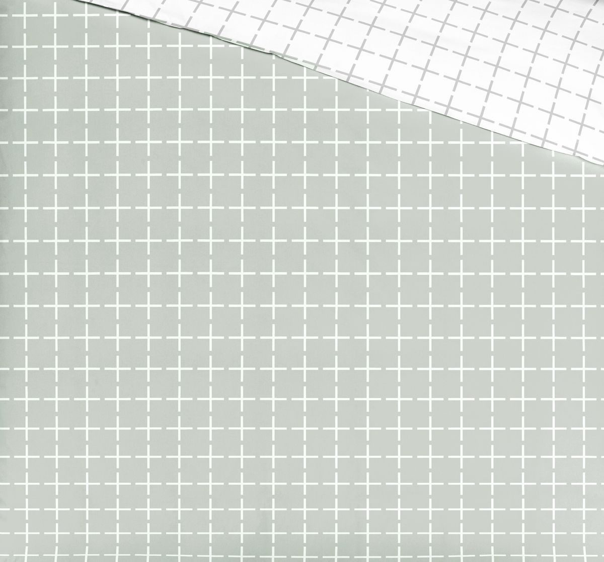 JACK Wendebettwäsche 135x200cm Renforcé Kariert Quadrat günstig online kaufen