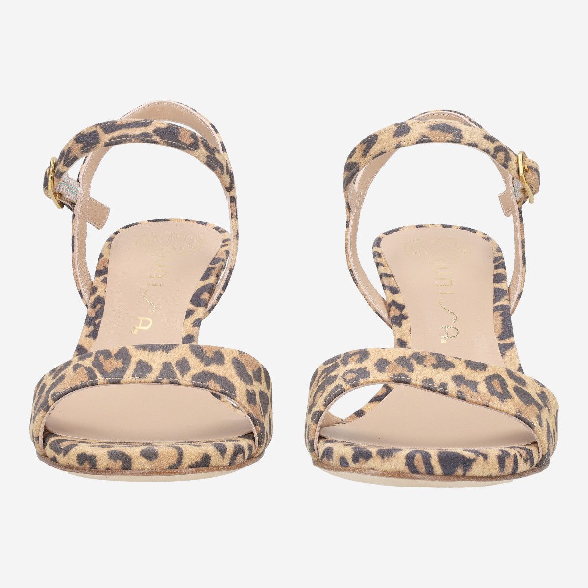 Unisa Unisa NAHIA_LKD CANNELLE LEO, Sandaletten, Braun kombiniert, Damen Sandalette