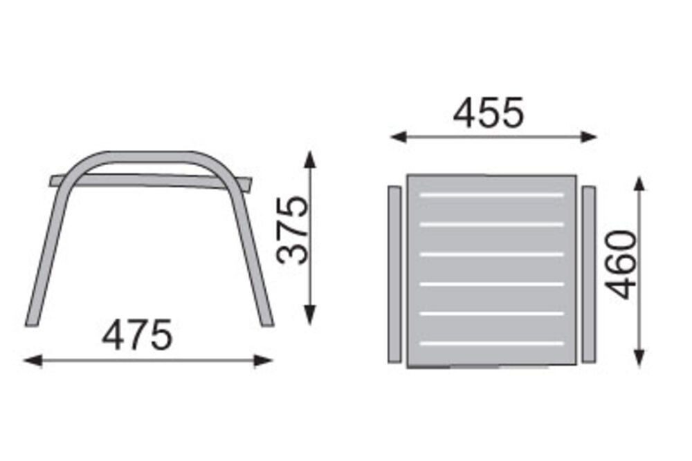 KETTLER Gartenlounge-Hocker Roma