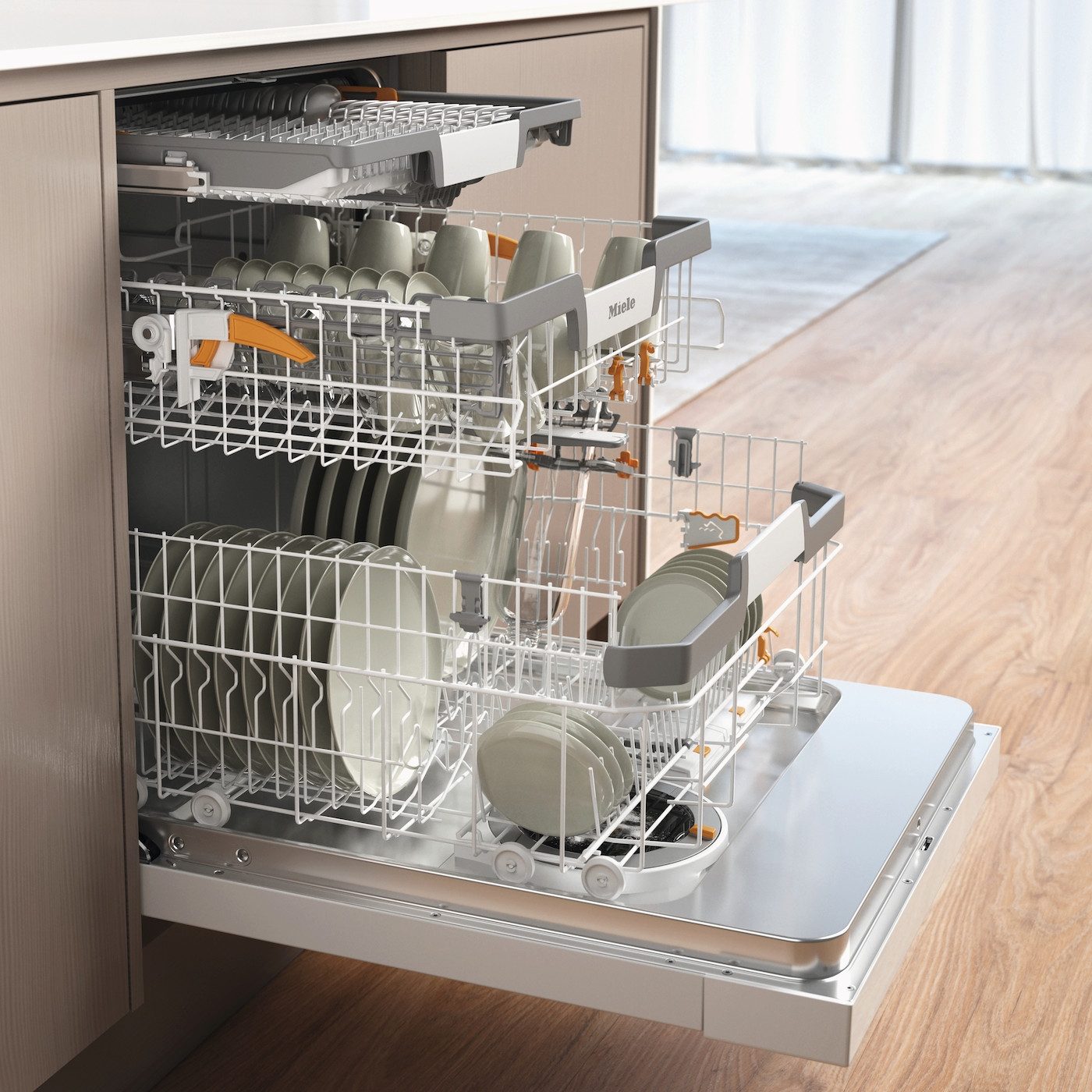 Miele Unterbaugeschirrspüler G 7130 SCU AutoDos, 14 Maßgedecke