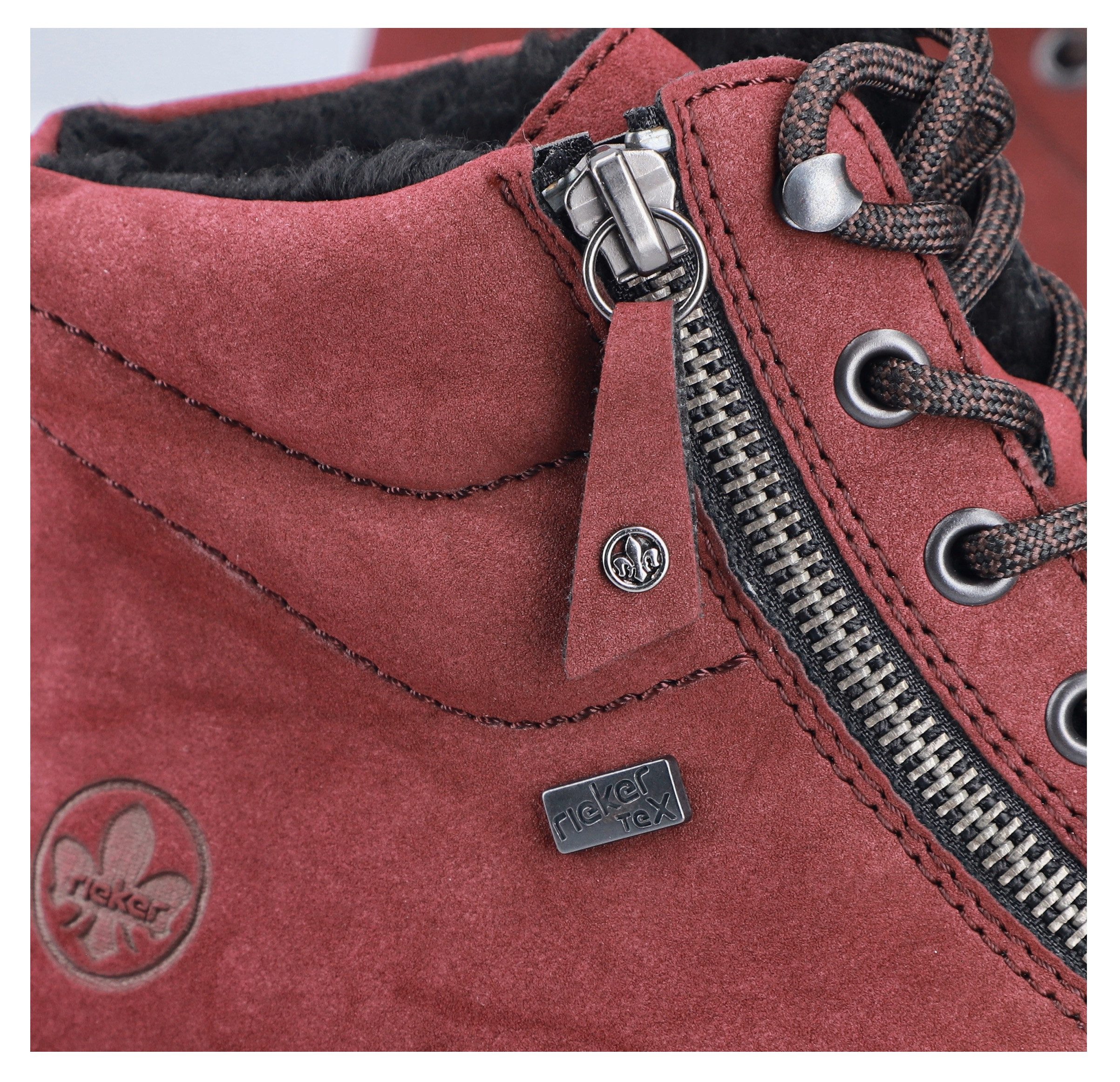Rieker Winterboots Plateaustiefelette, Schnürboots mit Warmfutter und TEX-A günstig online kaufen