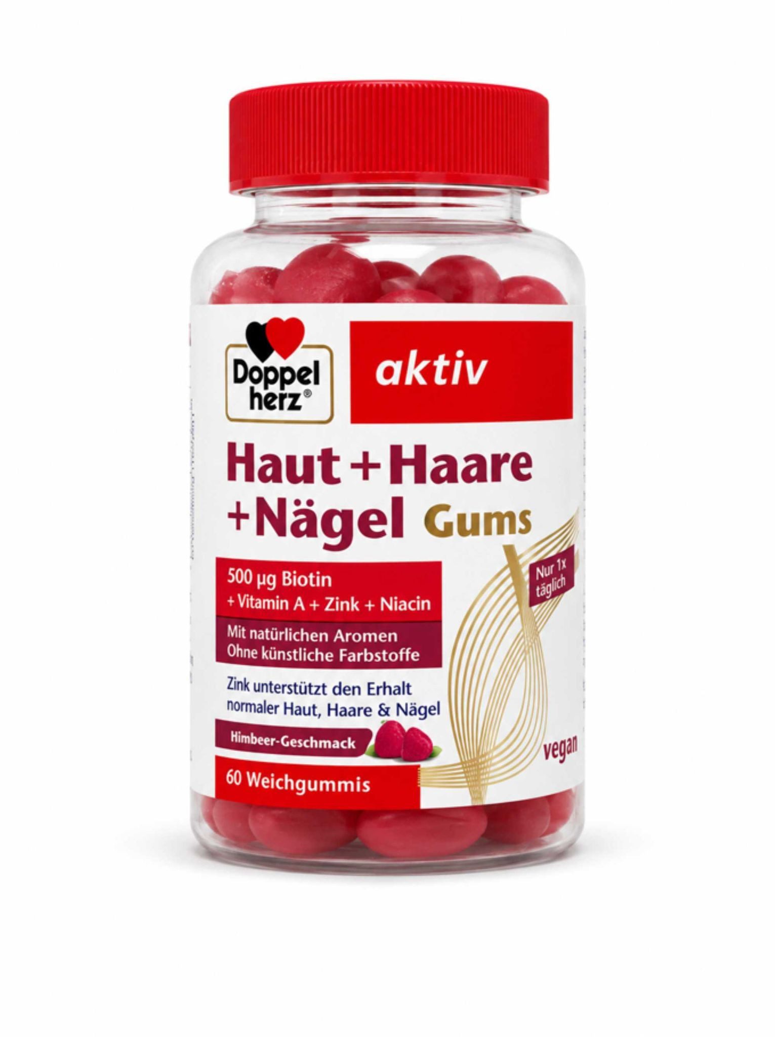 Queisser Pharma GmbH & Co. KG DOPPELHERZ Haut+Haare+Nägel Gums Weichgummi