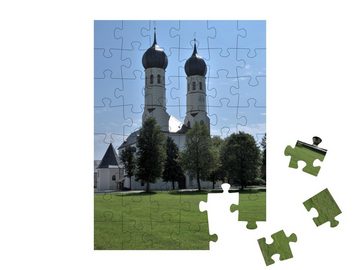 puzzleYOU Puzzle Wallfahrtskirche in Weihenlinden, Bayern, 48 Puzzleteile, puzzleYOU-Kollektionen