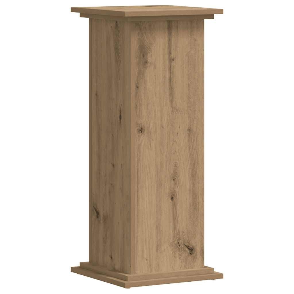 vidaXL Blumenständer Pflanzenständer Eiche 33 x 33 x 80 cm Holzwerkstoff (1 St) – Bild 4 von 5