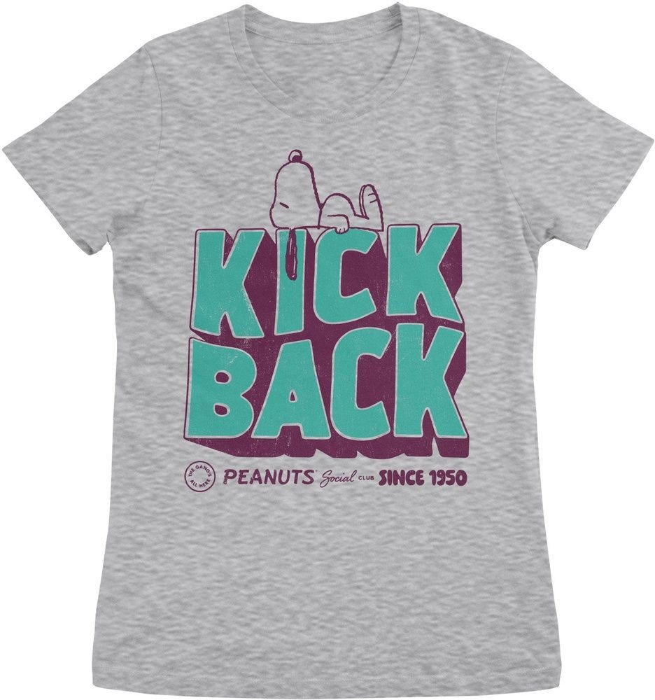 PEANUTS Worldwide LLC T-Shirt Kick Back Social Club Girly Tee