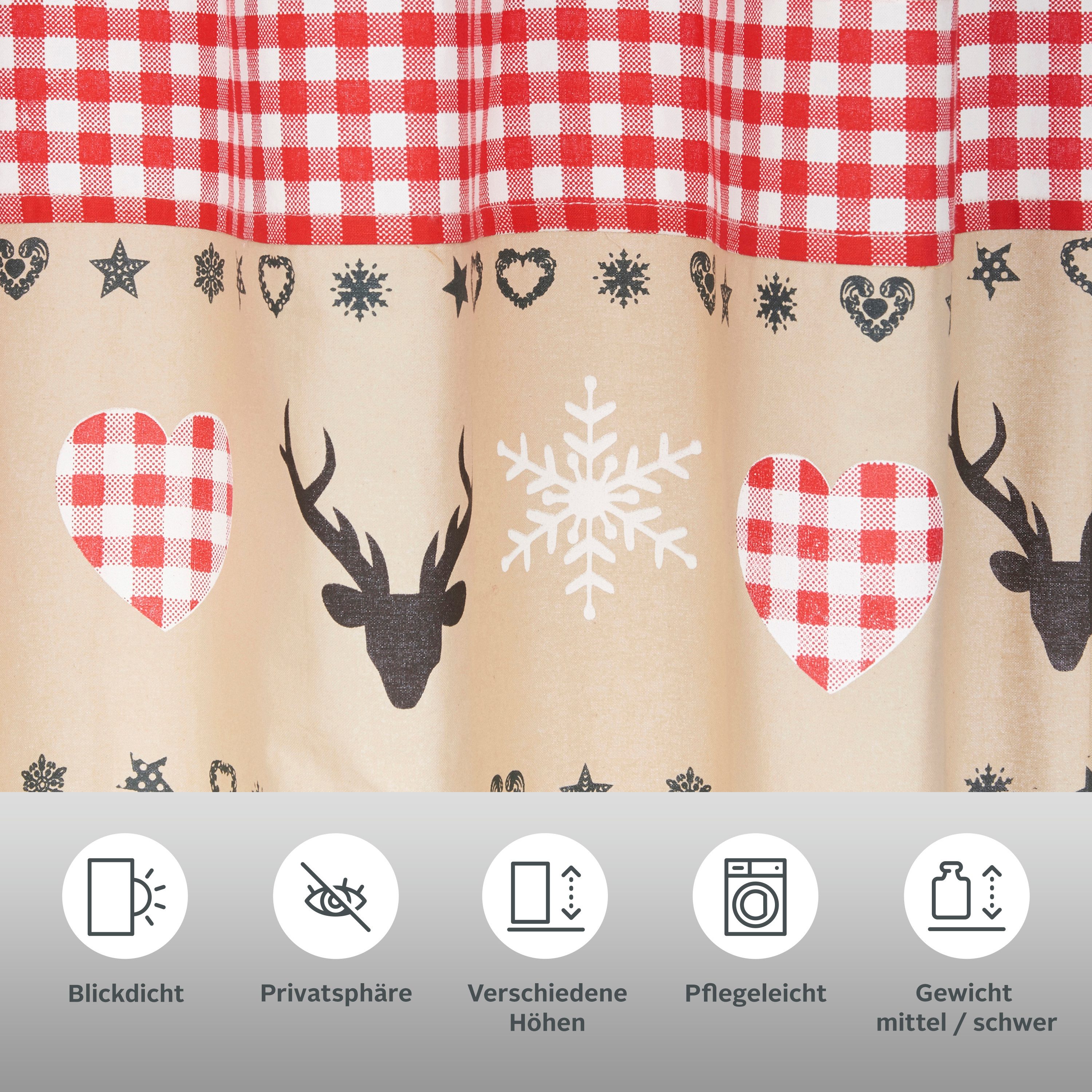 my home Vorhang Xaver, Schlaufen (1 günstig online kaufen