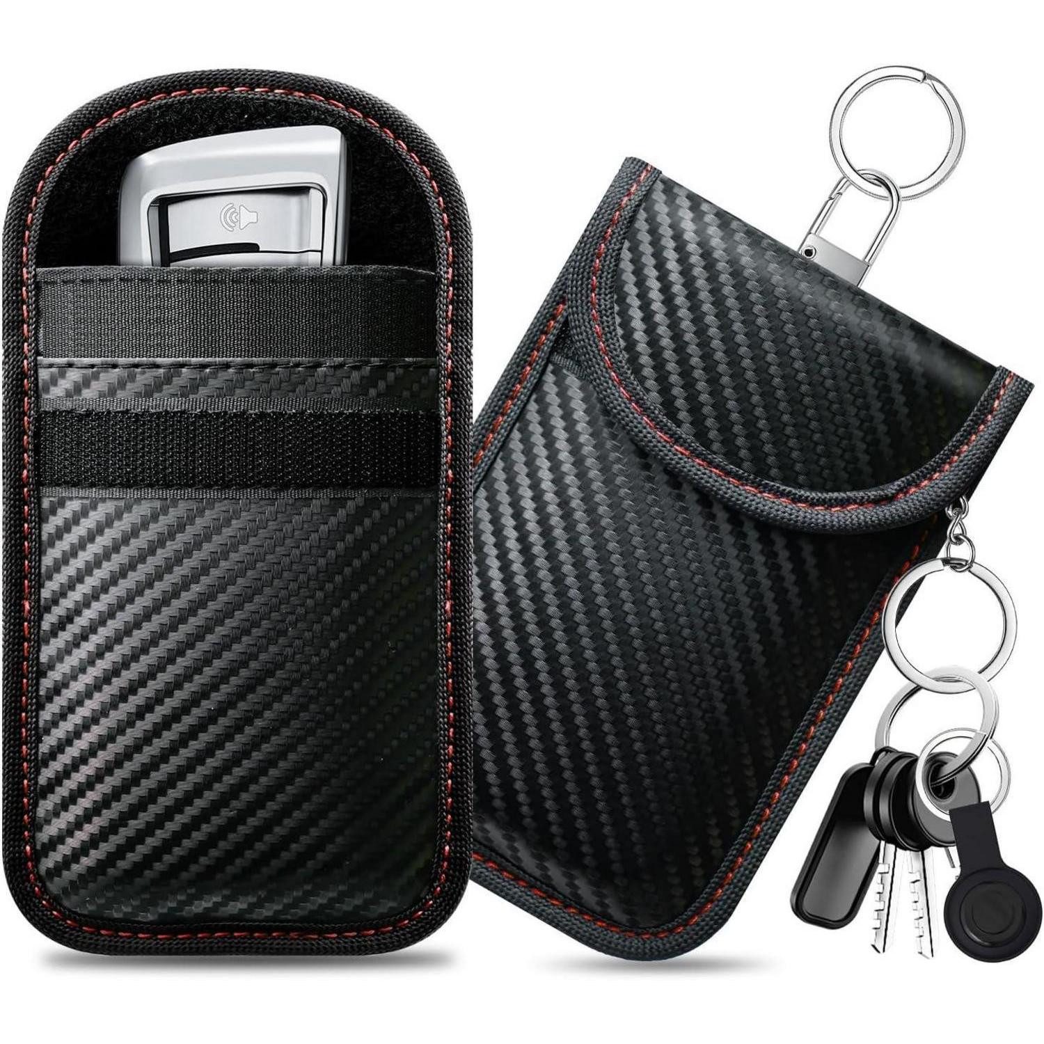 LuxusKollektion Schlüsseltasche Keyless Go Schutz Autoschlüssel 2er Set RFI günstig online kaufen