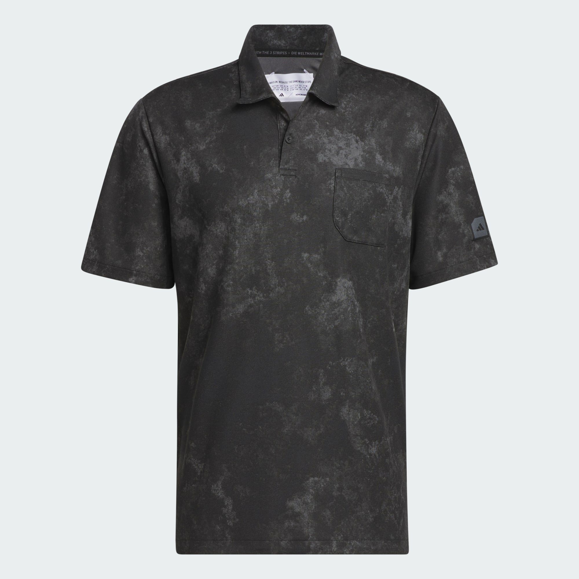 ADICROSS Black adidas Performance Funktionsshirt POLOSHIRT