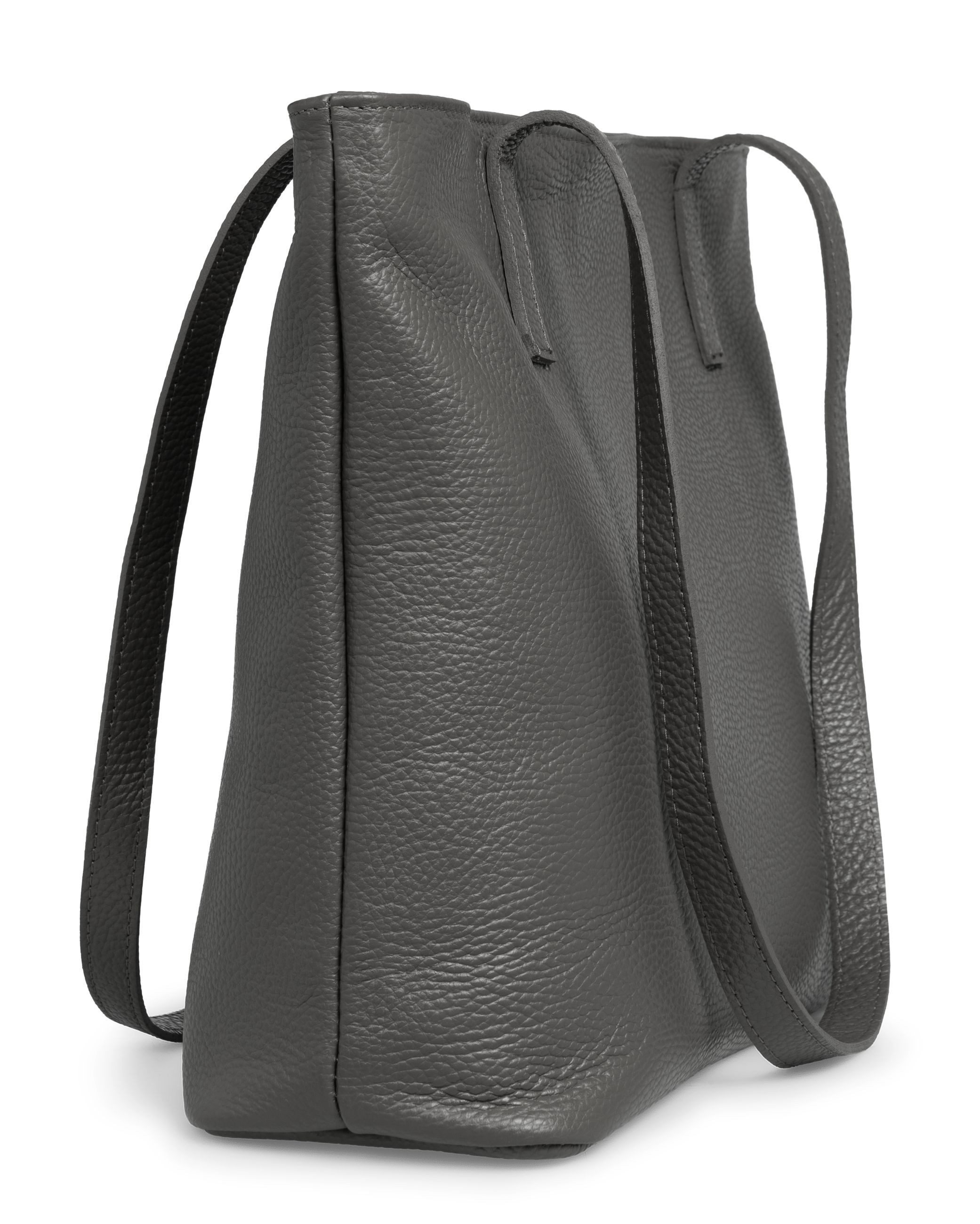 Caspar Schultertasche Leder Damen Shopper Tasche - PREMIUM LINE - Modell No.853, elegant, robust & unempfindlich - 100% Echtleder - Handmade in Italy