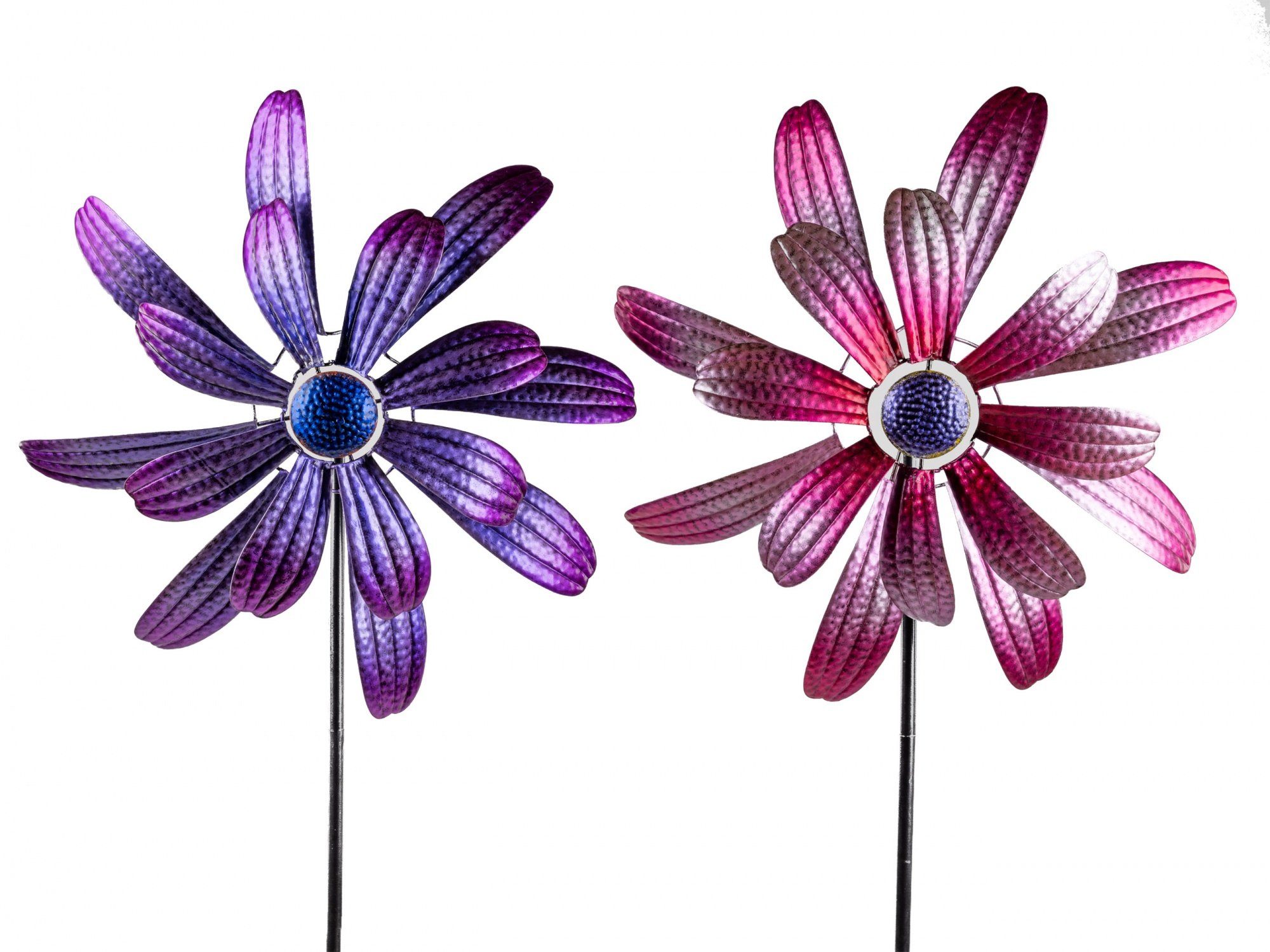 formano Dekofigur - Blume, lila 48/166cm Formano Metall-Windrad -Gartenstecker
