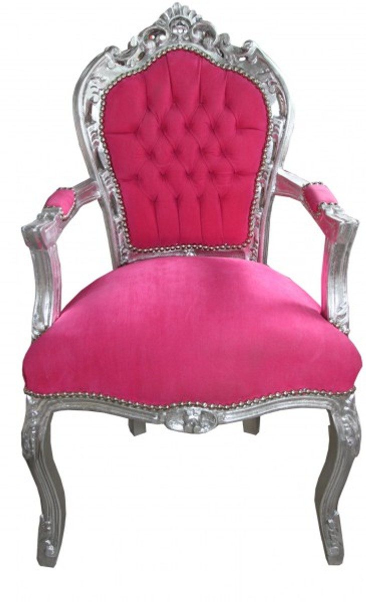 Casa Padrino Esszimmerstuhl Barock Esszimmerstuhl Pink günstig online kaufen