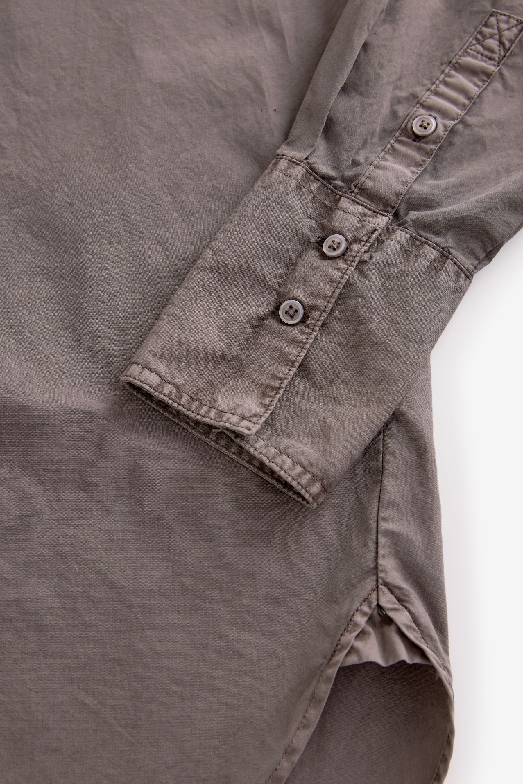 Next Langarmhemd Gewaschenes übergroße Bluse aus günstig online kaufen