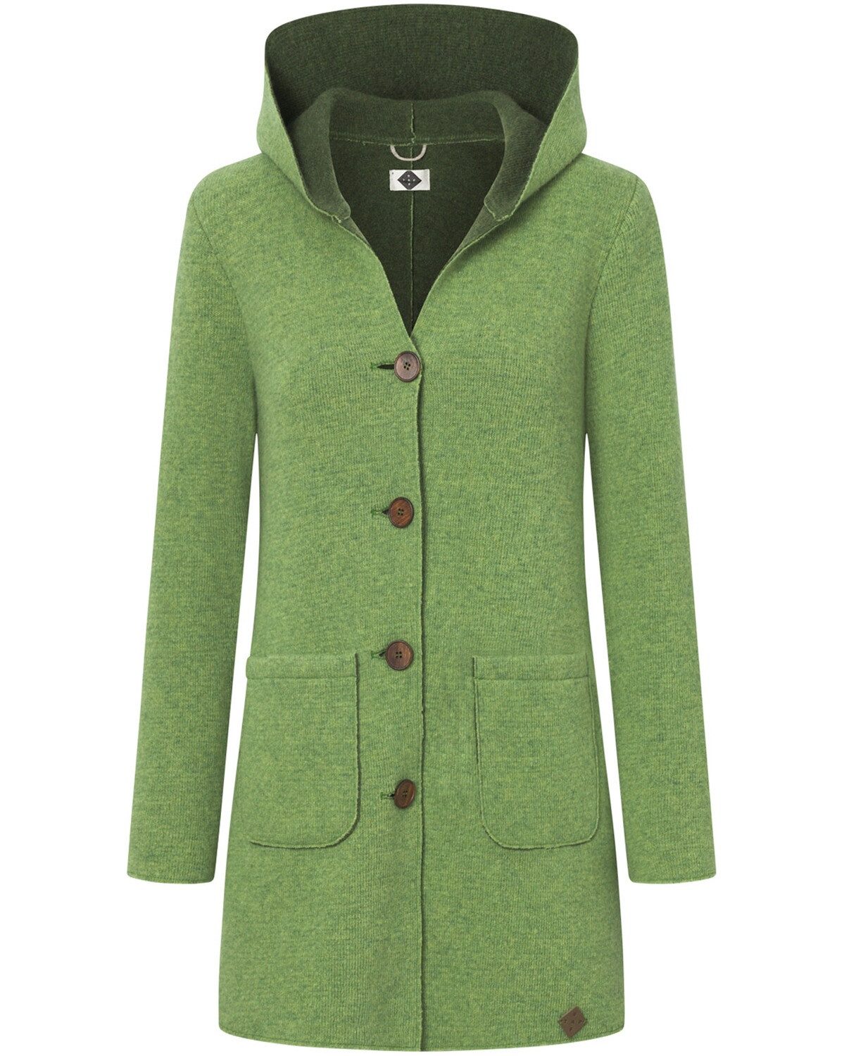 Stapf Strickmantel Kapuzen-Strickmantel Alina
