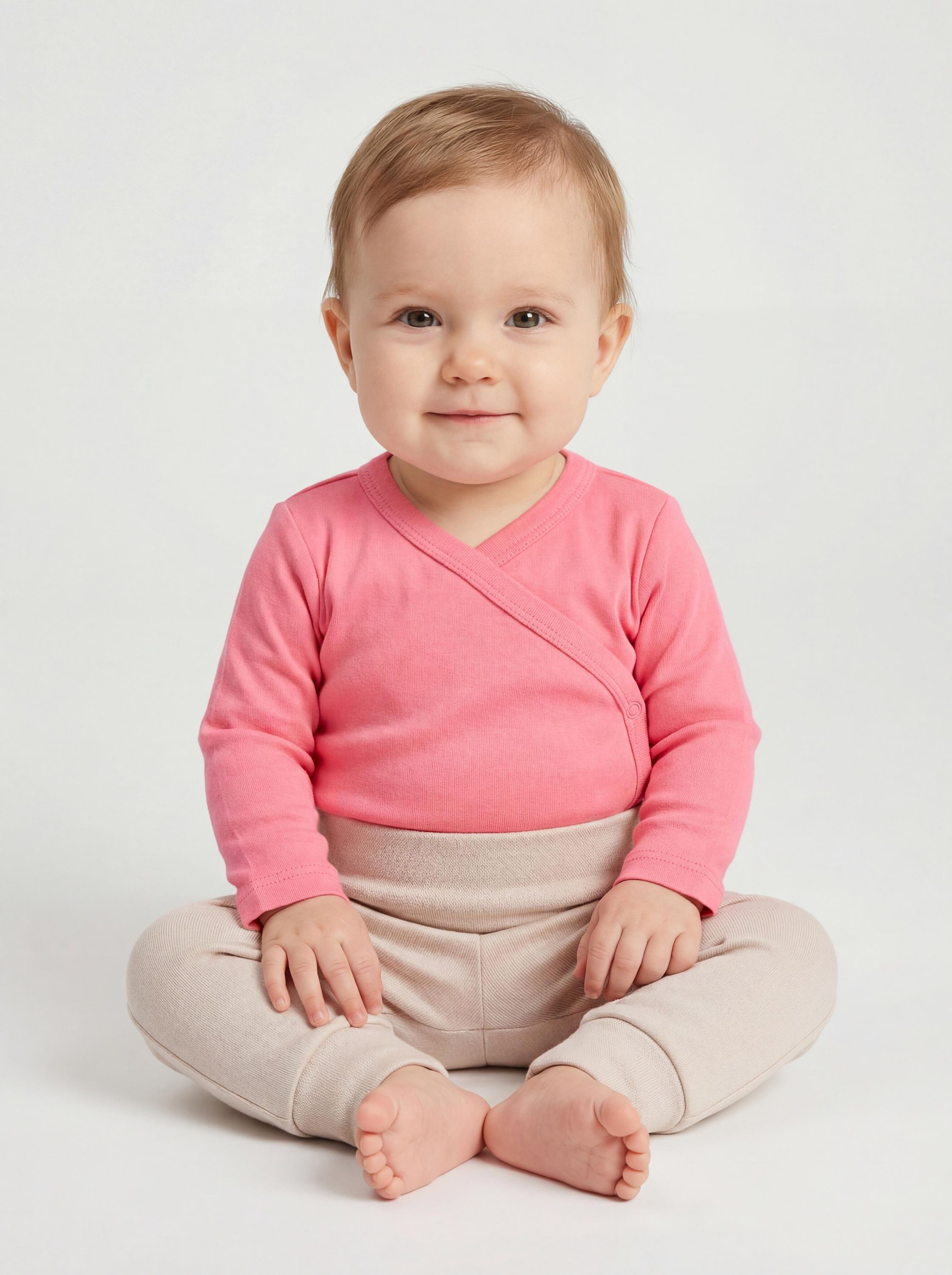 TupTam Wickelshirt TupTam Baby Mädchen Langarm Wickelshirt Baumwolle 5er Set