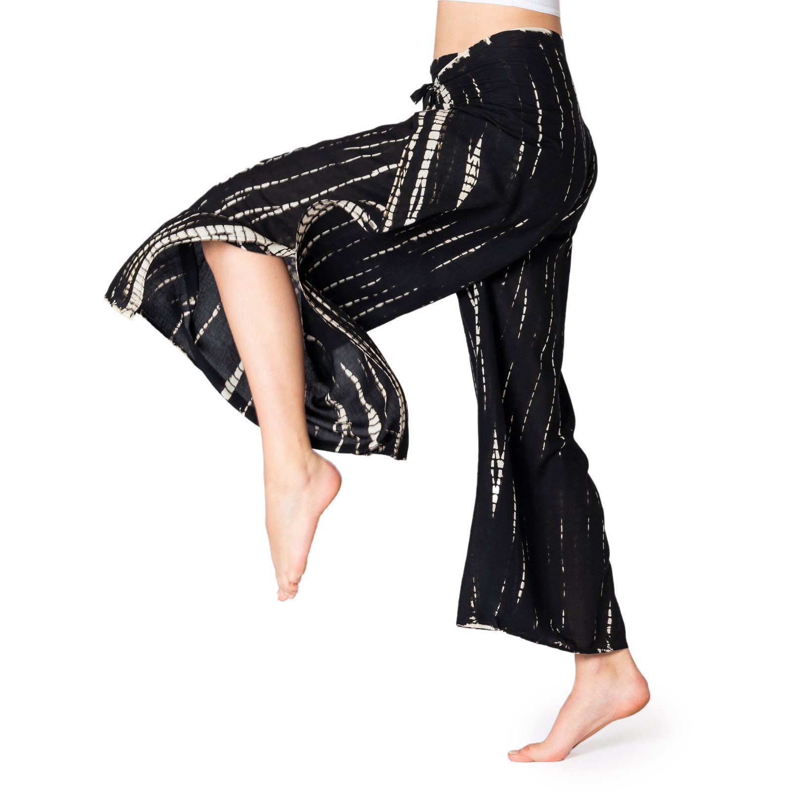 PANASIAM Palazzohose Sunshine Hosenrock im Tie-Dye Design luftige Wickelhos günstig online kaufen