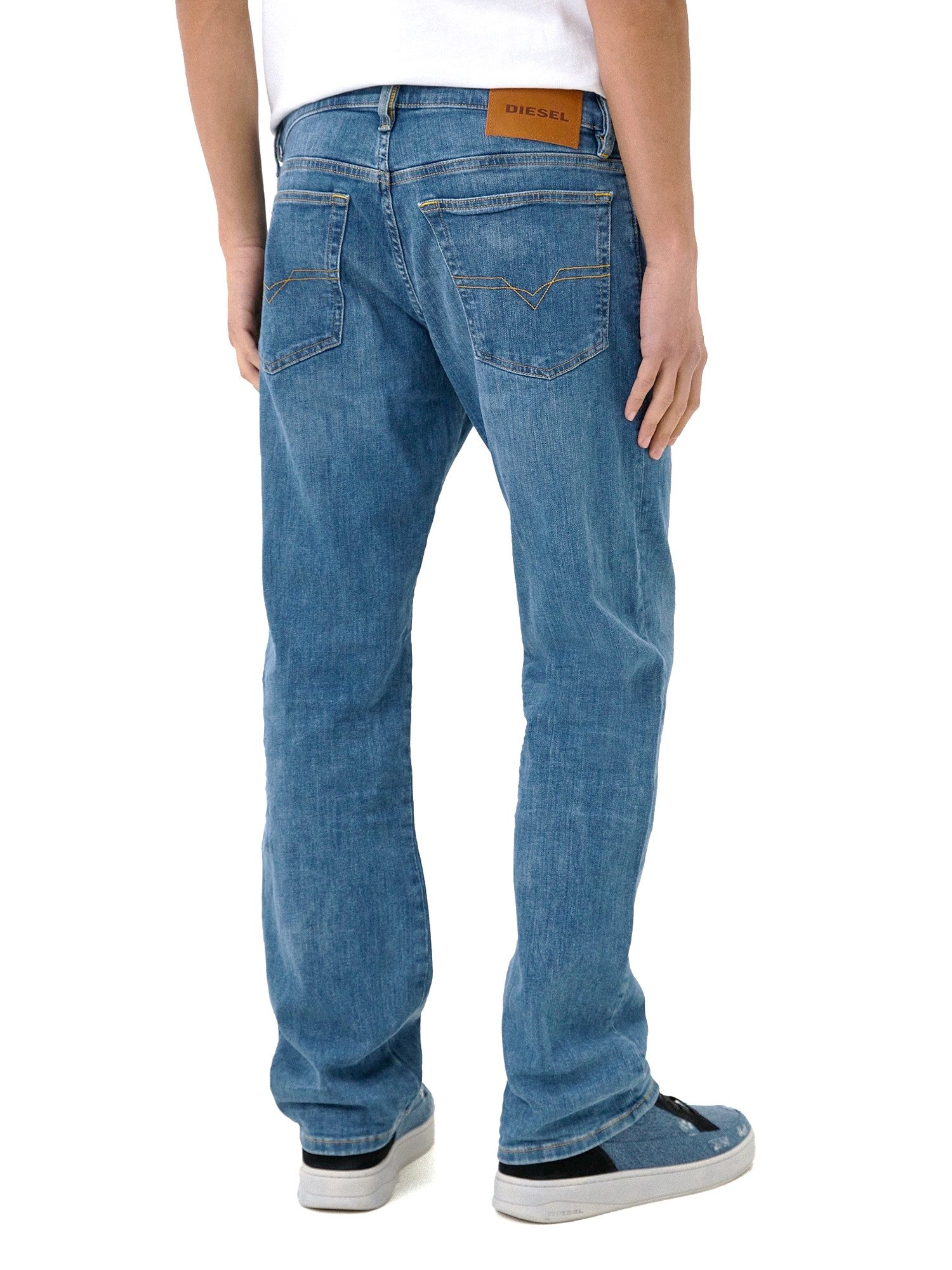 Diesel Straight-Jeans Regular Fit, niedrige Leibhöhe - D-Mihtry 0ELAV Stret günstig online kaufen