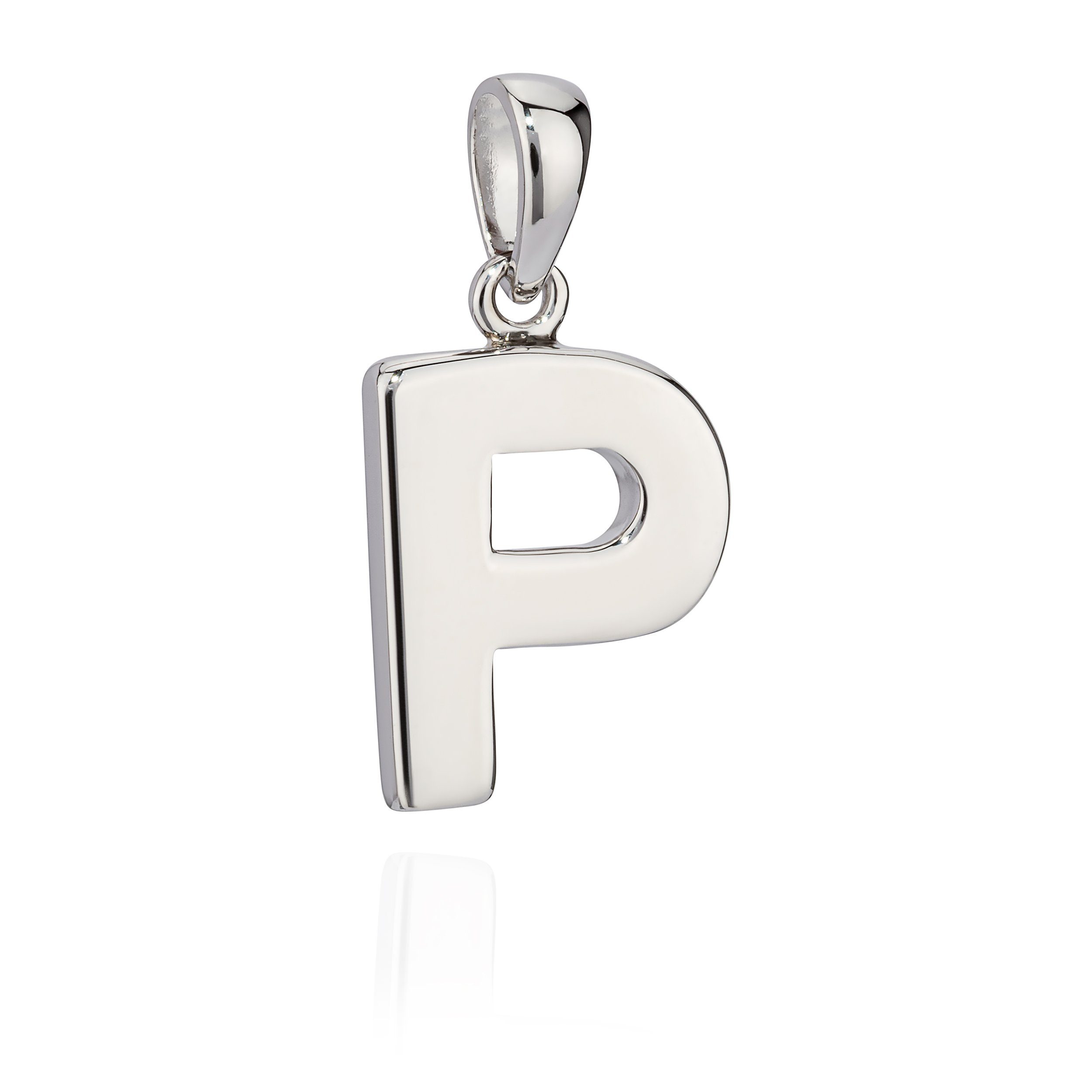 NKlaus Kettenanhänger 12x10mm Kettenanhänger Buchstabe P günstig online kaufen