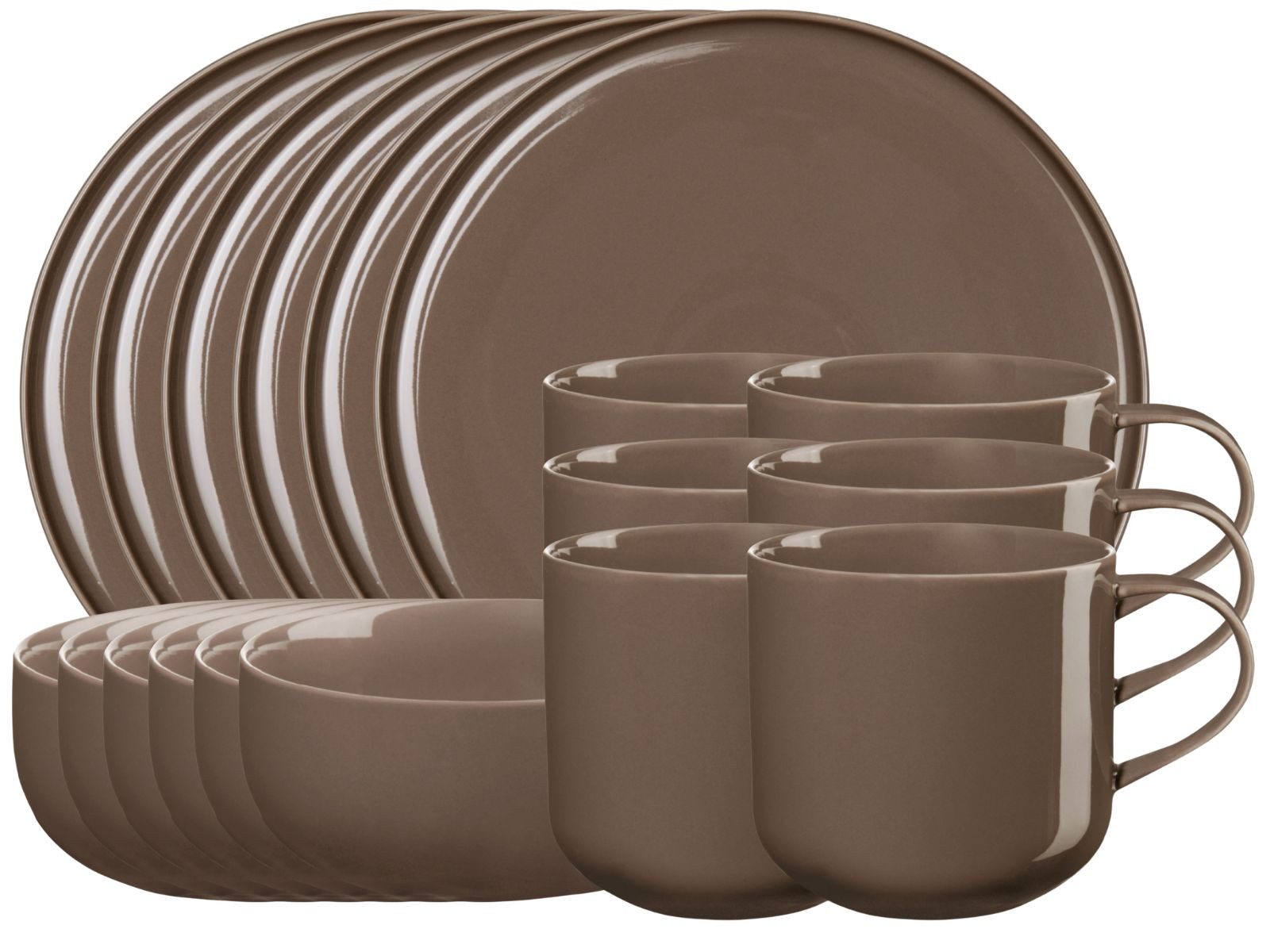 ASA SELECTION Dessertteller coppa Frühstücksset kaori 18tlg