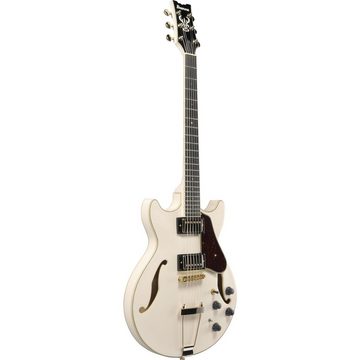 Ibanez Halbakustik-Gitarre, Artcore Expressionist AMH90-IV Ivory - Halbakustik Gitarre