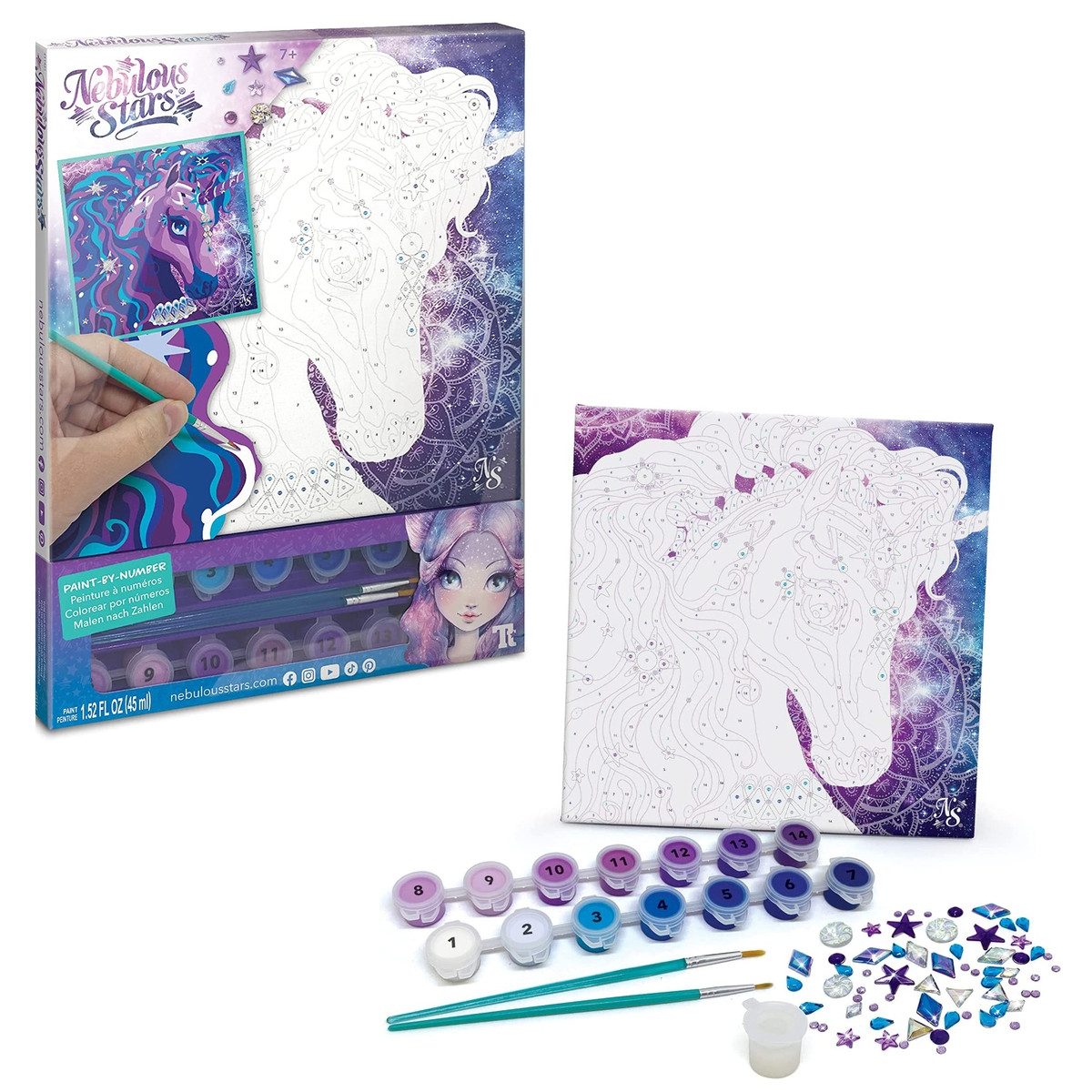 Toynamics Europe Malstift Nebulous Stars Malen nach Zahlen