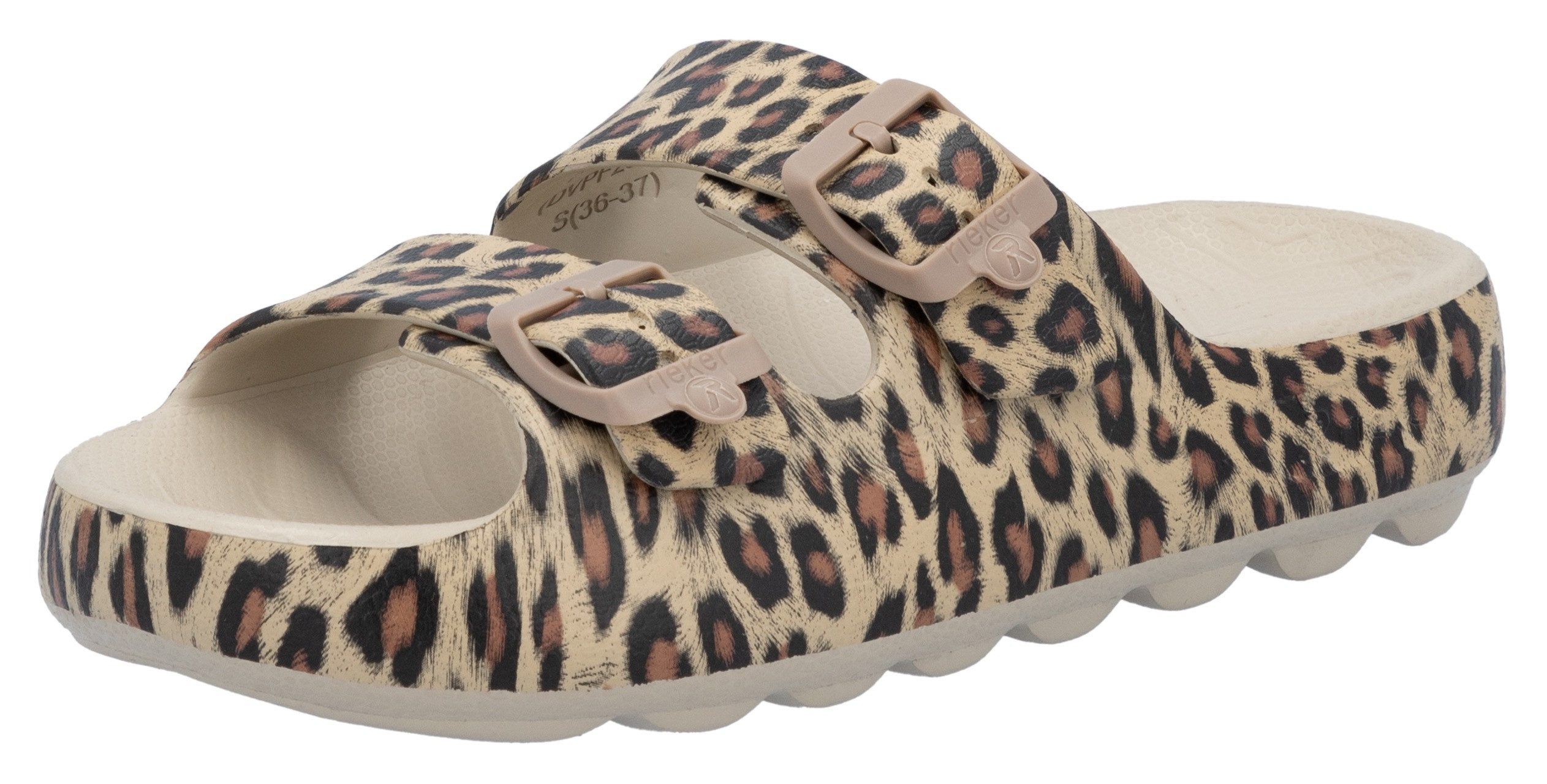 RIEKER Sport Pantolette Sommerschuh, Strandschuh, Hausschuh mit zwei verste günstig online kaufen