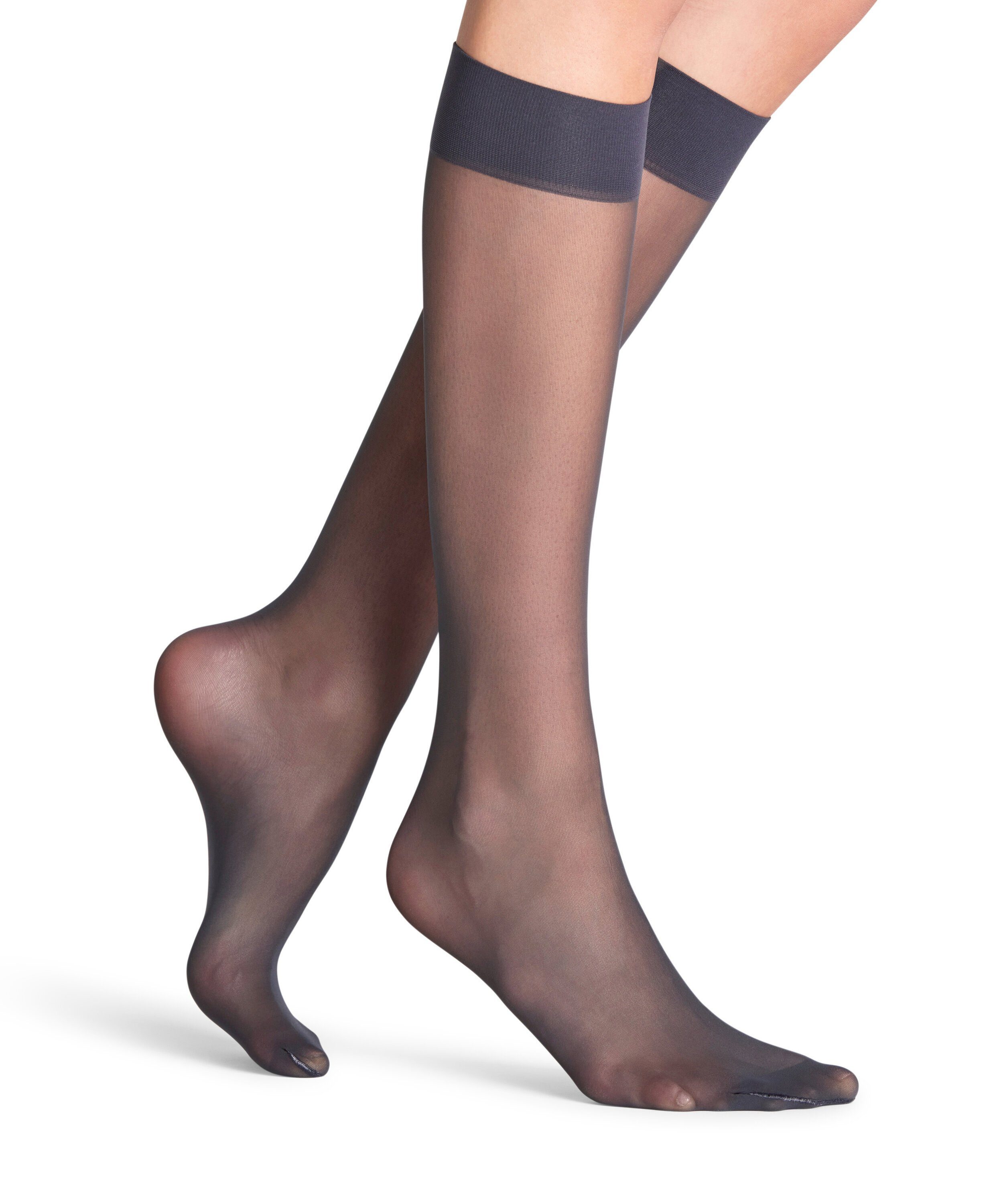 FALKE Feinkniestrümpfe Matt Deluxe Kniestrümpfe transparent & matt (1-Paar) transparent & matt