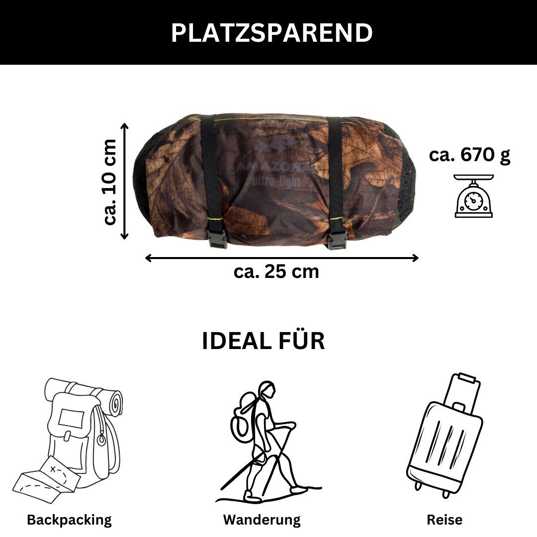 Amazonas Tarp-Zelt Ultra-Light Traveller Forest Outdoor – Bild 4 von 5