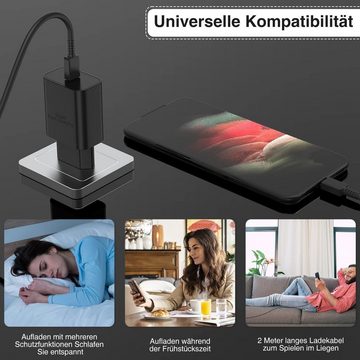 neue dawn 45W USB C Ladegerät für Samsung S24/S23/S22 Serie Tab S9 S8 S7 Serie USB-Ladegerät (Schnellladegerät)