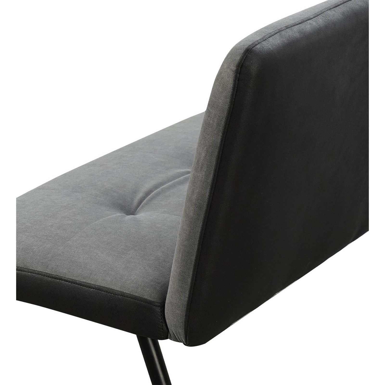 HTI-Living Polsterbank 2-Sitzer Bank Anthrazit/Grau Joschka (Stück, 1-St., 1 Sitzbank), Sitzbank Küchenbank