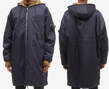 PRADA Wintermantel PRADA Logo-plaque Nylon Gabardine Coat Bomber Parka Jacket Mantel Over